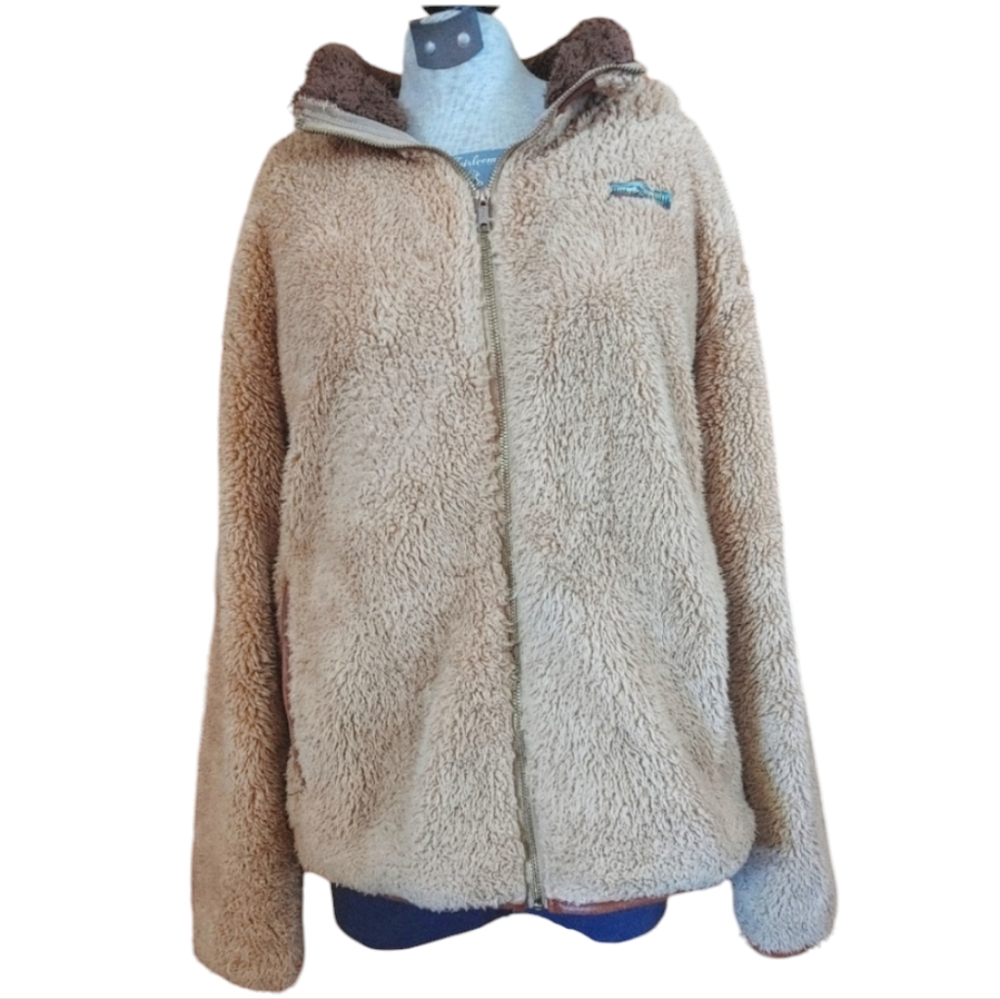 Keil James Patrick's Great Moose Fleece Jacket Sweater warm fuzzy New England 🫎